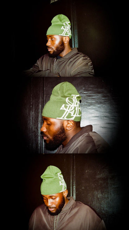 MONOGRAM BEANIE [MOSS]
