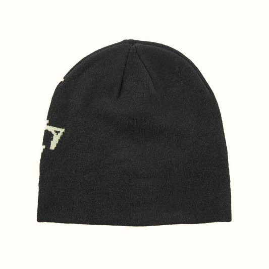 MONOGRAM BEANIE [BLACK]