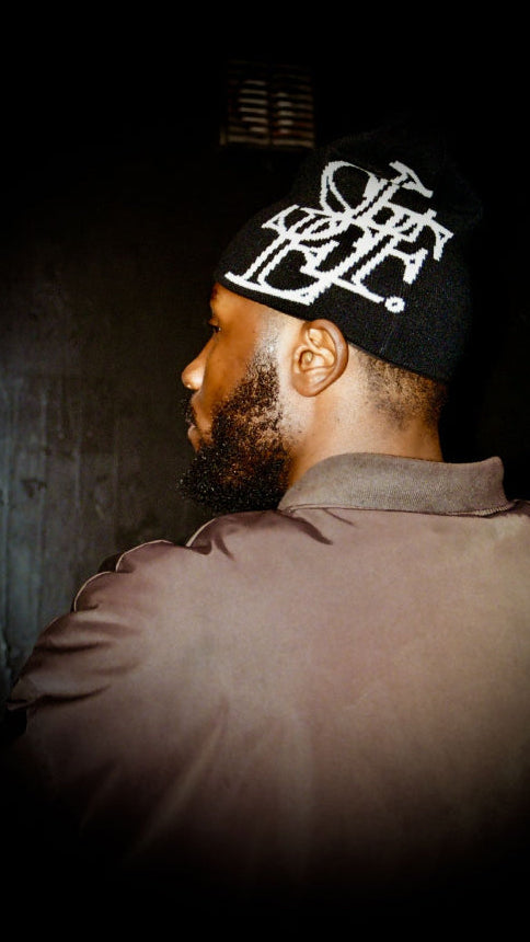 MONOGRAM BEANIE [BLACK]