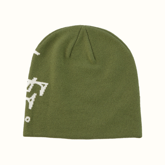MONOGRAM BEANIE [MOSS]